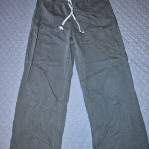 Roxy Light Gray Drawstring Pants